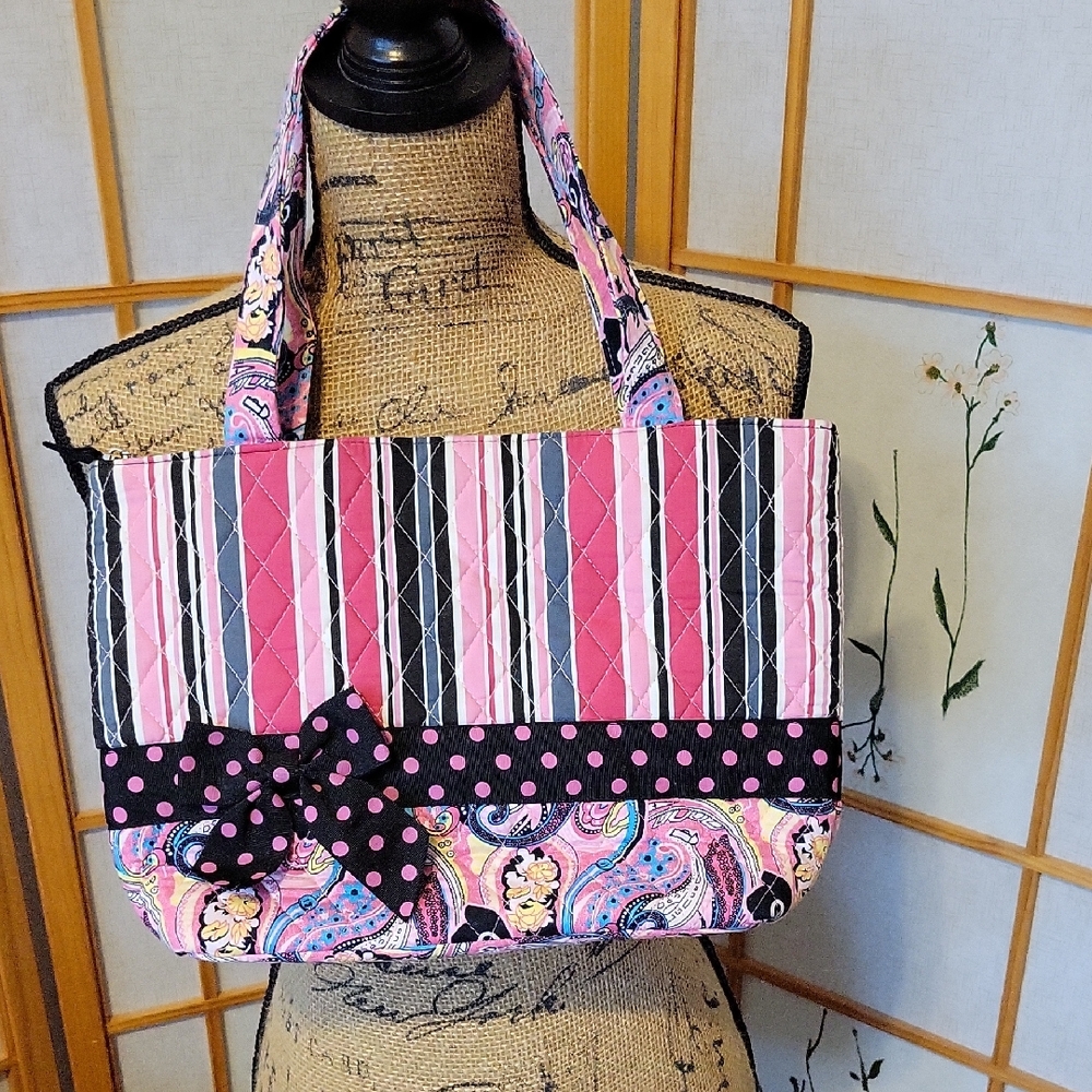 Belvah Quilted Satchel